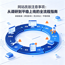 鹿邑建站-网站改版注意事项：从调研到平稳上线的全流程指南