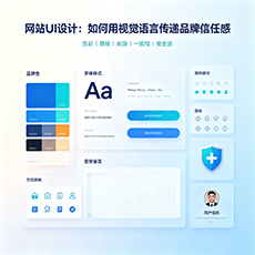 鹿邑建站-网站UI设计：如何用视觉语言传递品牌信任感