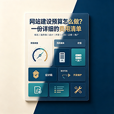 郸城建站-网站建设预算怎么做？一份详细的费用清单